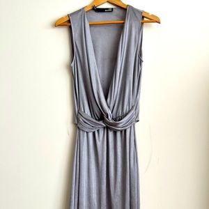 Moschino silver cocktail dress